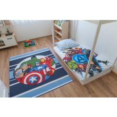   DISNEY AVENGERS T gyerek szobai szőnyeg, játék szőnyeg, 130 x 170cm