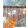 Barna voile, 135 cm széles x 67 cm magas cakkos vitrázsfüggöny