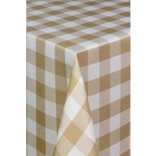 Baja teflonos drapp terítő, abrosz és dekor alapanyag 150 cm széles.