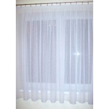 Fehér beszőtt természetes hatású függöny 300cm magas x 2,8 m alapanyag. 