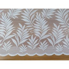   Leveles csipke vitrázsfüggöny, 113 cm széles x 61 cm magas.