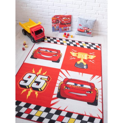 DISNEY CARS T gyerek szobai szőnyeg, játék szőnyeg, 130 x 170cm