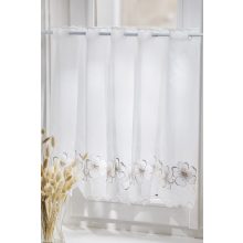 Hímzett batiszt vitrázsfüggöny 60cm magas SZUMIDA 