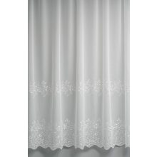 Fehér színű hímzett függöny 290 cm magas H2/1827/290 