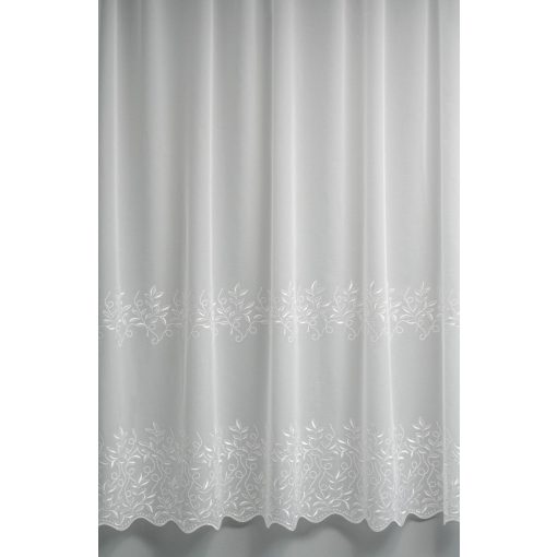 Fehér színű hímzett függöny 290 cm magas H2/1827/290 