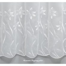 Fehér színű hímzett voile  függöny 175 cm magas H1/4883 