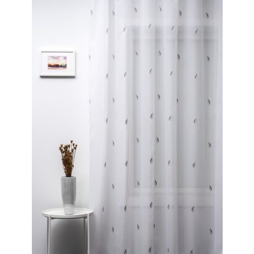 NADINE szálbeszövéses, levél mintás függöny alapanyag. 175 cm magas  3 színben.