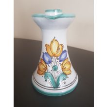 Habán  14cm magas gyertyatartó.