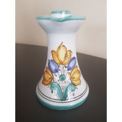 Habán  14cm magas gyertyatartó.