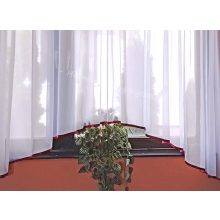 Íves aljú panoráma voile függöny 500cm széles, 174 cm magas 