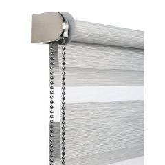   Delux prémium sávos, zebra roló, nemesacél szerkezettel  ablakra Melange színben 60 cm x 180 cm