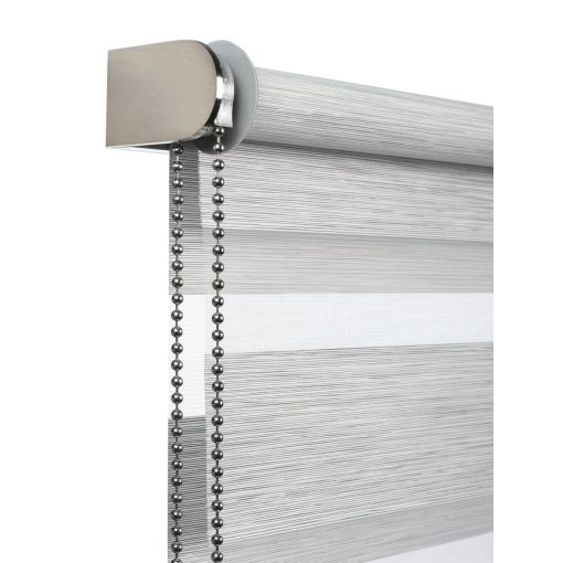 Delux prémium sávos, zebra roló, nemesacél szerkezettel  ablakra Melange színben 60 cm x 180 cm